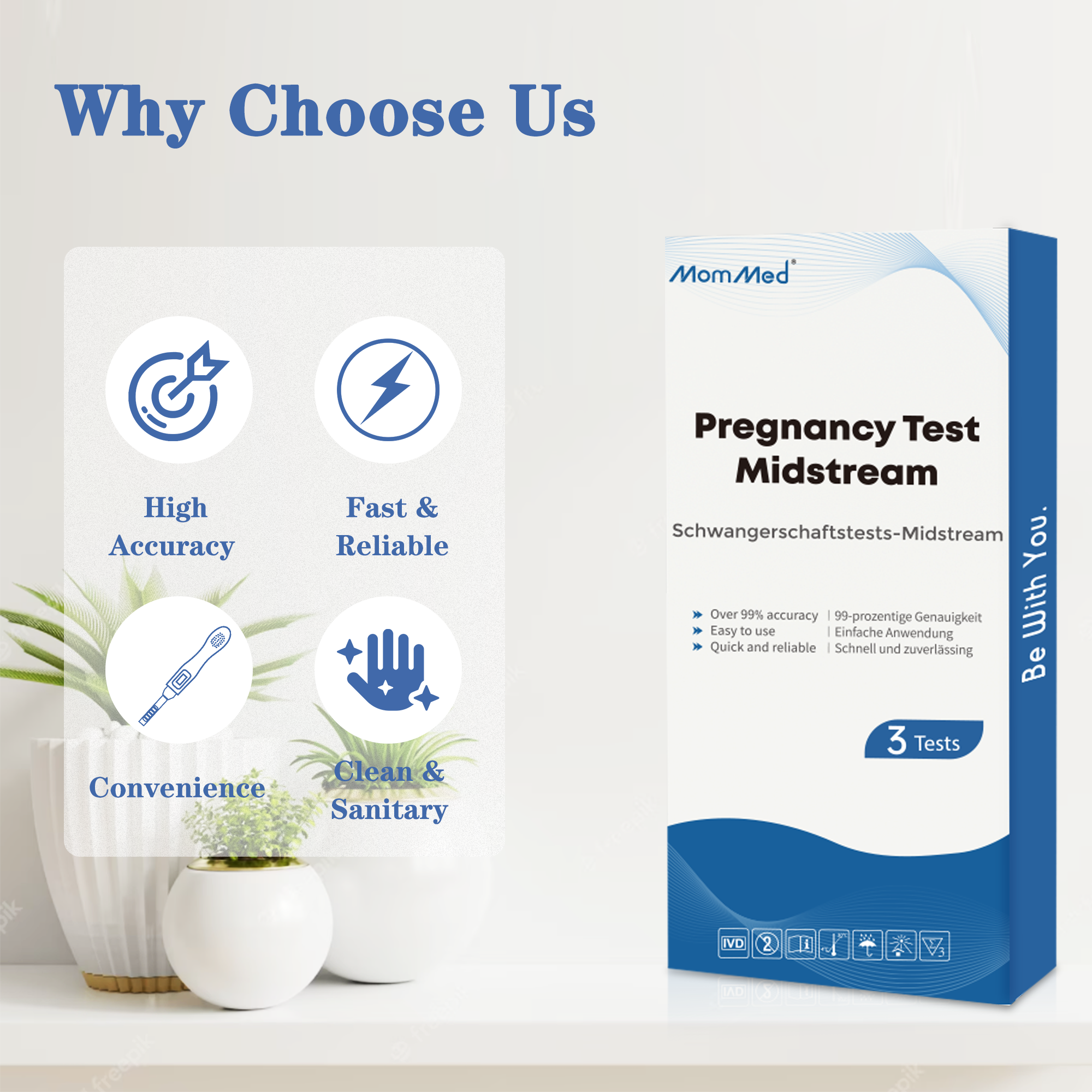 Home Pregnancy Test - Pack of 6 Tests