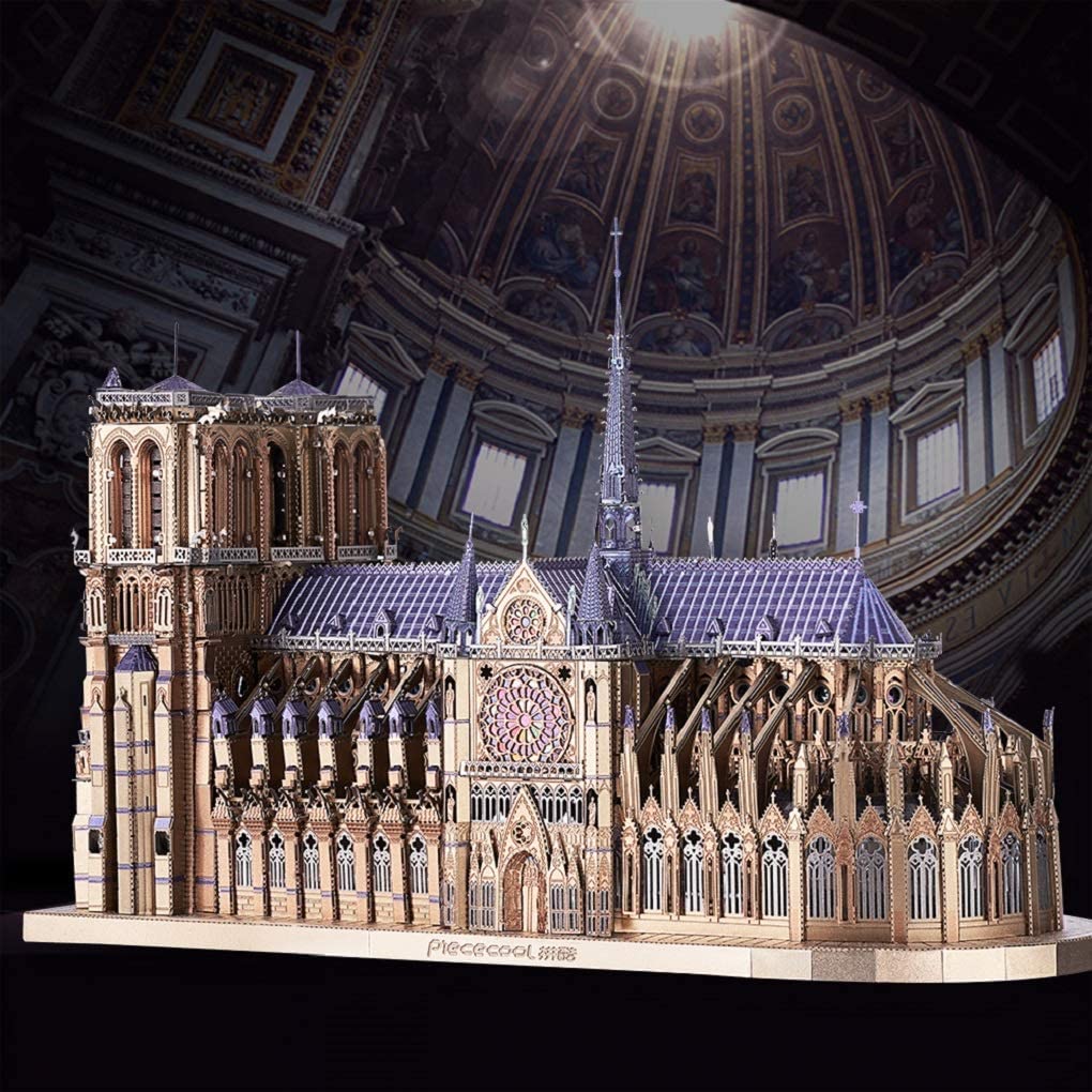 SmartBabyKid™ Notre Dame De Paris Church 3D Metal Model Kit