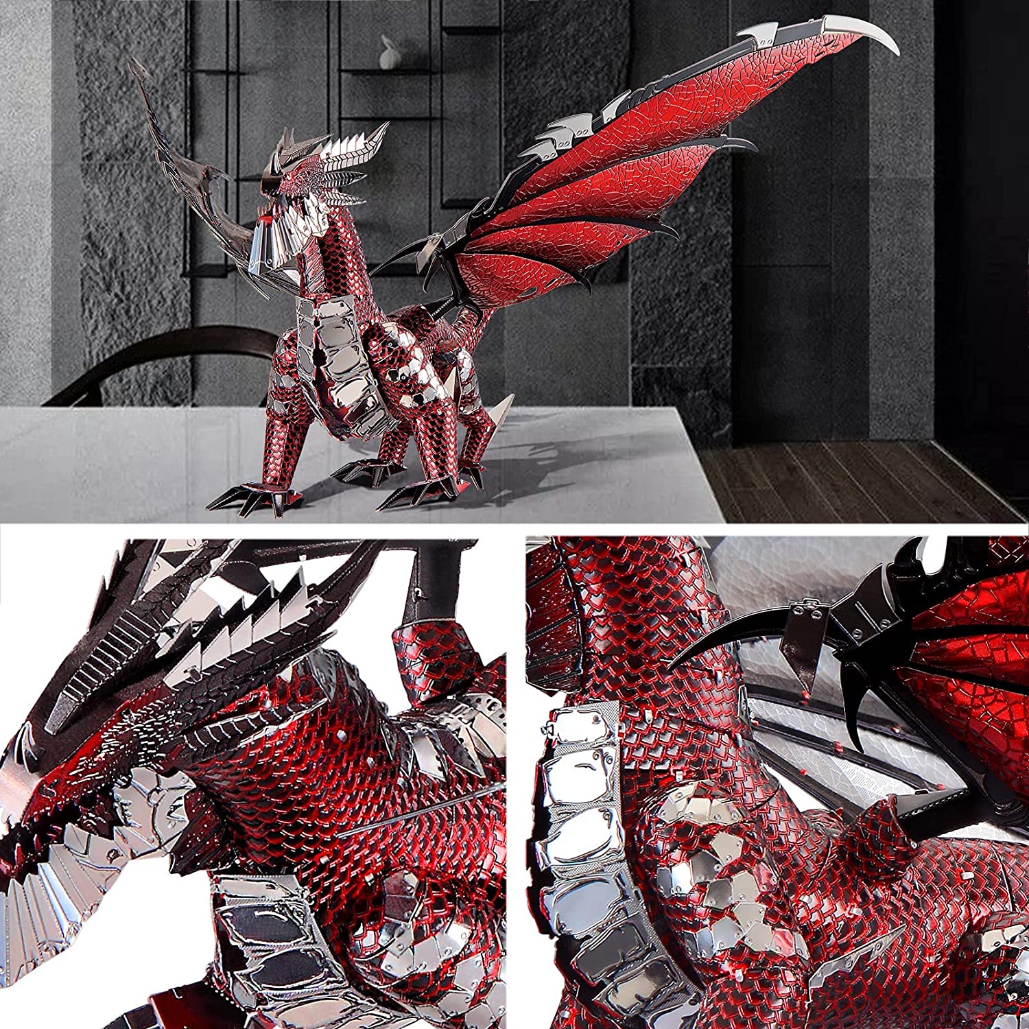 SmartBabyKid™ 3D Metal Model Kits for Teens-Black Dragon King