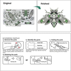 SmartBabyKid™ Cicada 3D Model Building Kits Insect Themed Animal