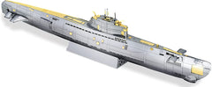 SmartBabyKid™ Military Submarine Metal Model Building Kits for Stress Relax